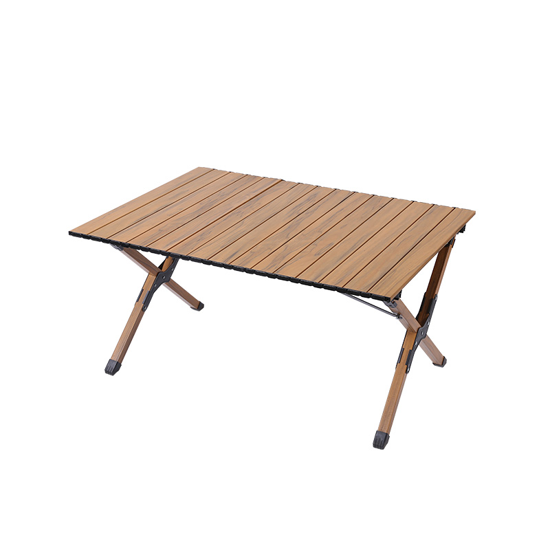 Solid Wood Table Portable Picnic Short Table